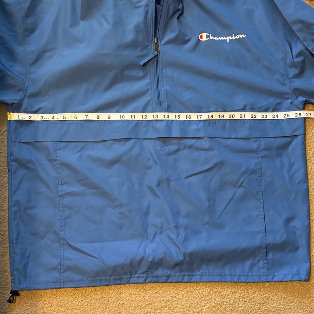 Champion Royal Blue Pullover Stadium Jacket Size 2XL - Picture 7 of 10